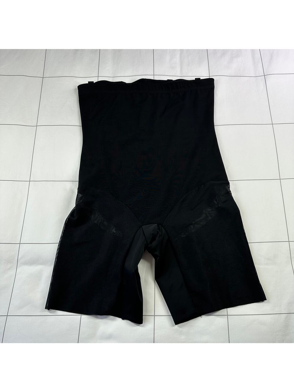 Honeylove Shapewear Shorts Women 1X Black Super Power High Rise Slimming Stretch